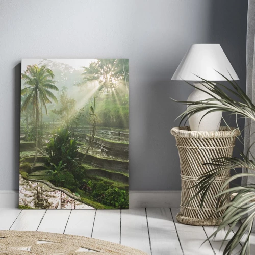 Cuadro sobre lienzo - Impresión de Imagen - Crecer bajo el sol - 45x80 cm