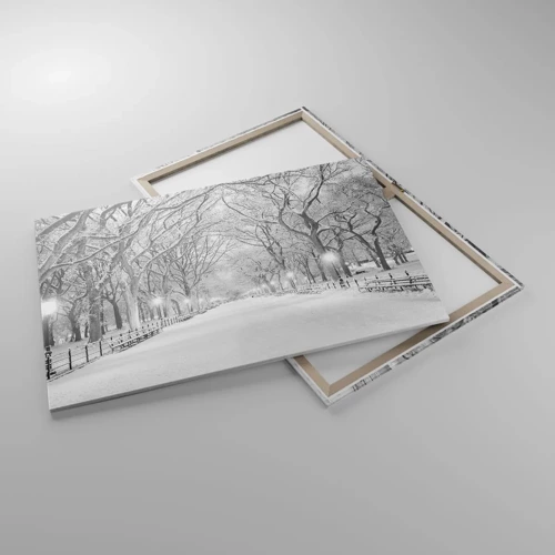Cuadro sobre lienzo - Impresión de Imagen - Cuatro estaciones - invierno - 100x70 cm
