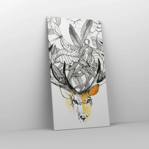 Cuadro sobre lienzo - Impresión de Imagen - Cuernos de la abundancia - 65x120 cm