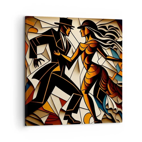 Cuadro sobre lienzo - Impresión de Imagen - Danza de pasión - 60x60 cm