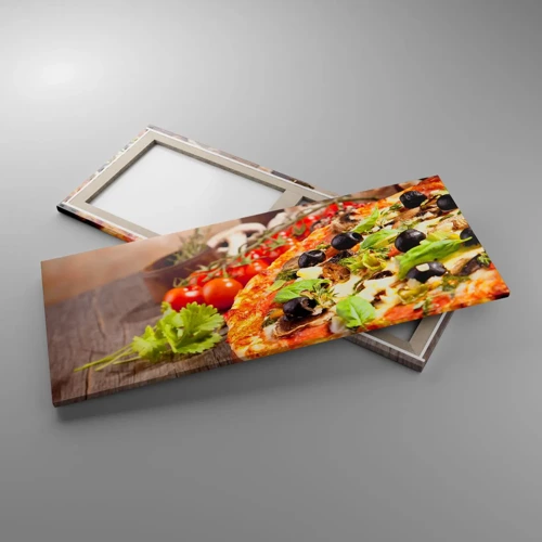Cuadro sobre lienzo - Impresión de Imagen - De ingredientes puros - 100x40 cm