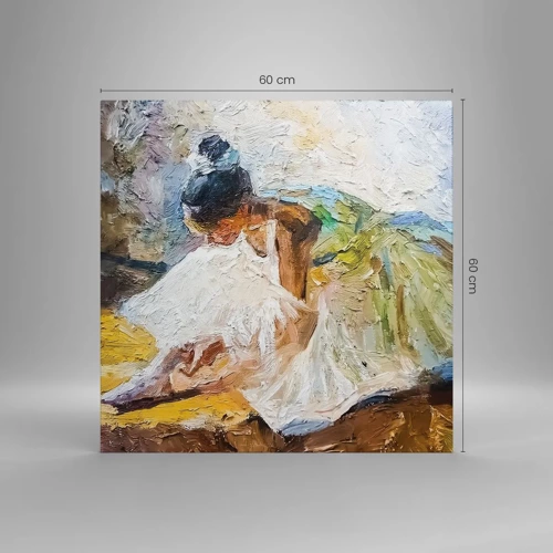 Cuadro sobre lienzo - Impresión de Imagen - De un cuadro de Degas - 60x60 cm