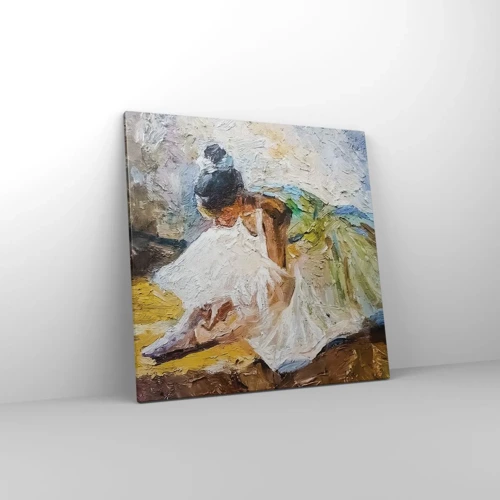 Cuadro sobre lienzo - Impresión de Imagen - De un cuadro de Degas - 60x60 cm