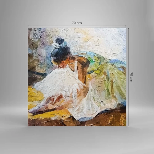 Cuadro sobre lienzo - Impresión de Imagen - De un cuadro de Degas - 70x70 cm