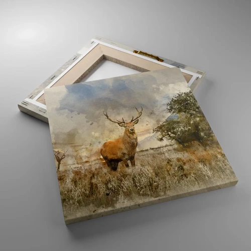 Cuadro sobre lienzo - Impresión de Imagen - Dignidad - fuerza - encanto - 30x30 cm