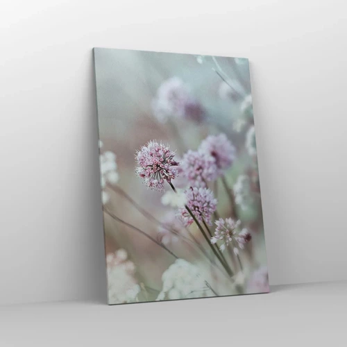 Cuadro sobre lienzo - Impresión de Imagen - Dulces filigranas de hierbas - 70x100 cm