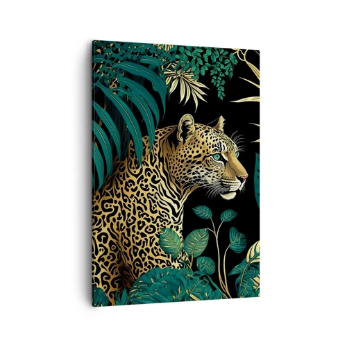Cuadro sobre lienzo - Impresión de Imagen - El anfitrión en la jungla - 50x70 cm