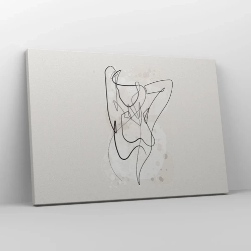 Cuadro sobre lienzo - Impresión de Imagen - El arte de la seducción - 70x50 cm