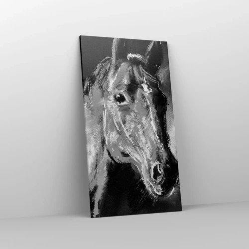 Cuadro sobre lienzo - Impresión de Imagen - El brillo de un alma noble - 55x100 cm