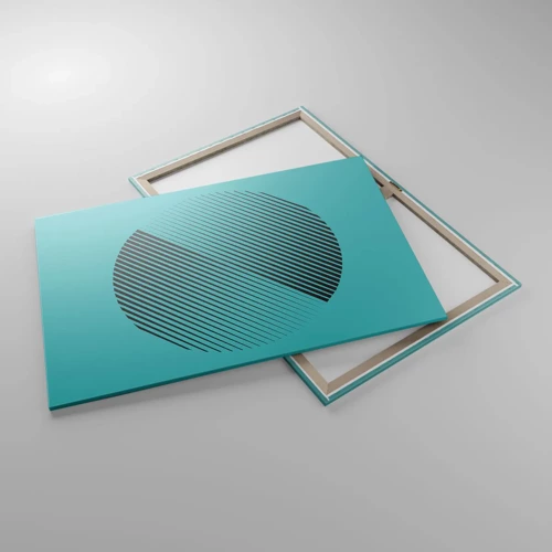 Cuadro sobre lienzo - Impresión de Imagen - El círculo: una variación geométrica - 100x70 cm