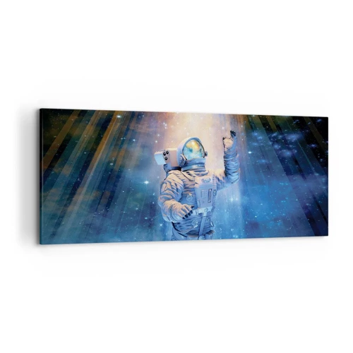 Cuadro sobre lienzo - Impresión de Imagen - El descubrimiento - 120x50 cm