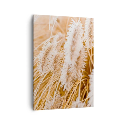 Cuadro sobre lienzo - Impresión de Imagen - El dorado susurro de las hierbas - 50x70 cm