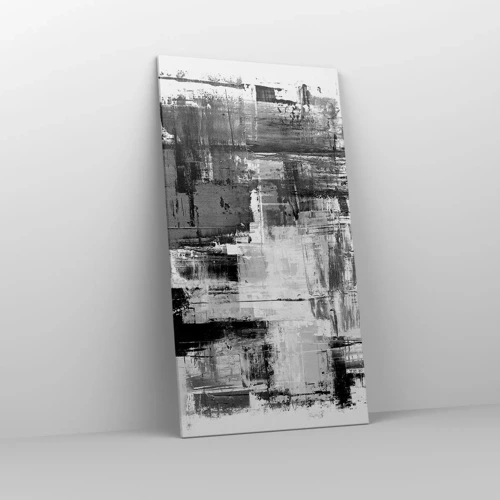 Cuadro sobre lienzo - Impresión de Imagen - El gris es hermoso - 65x120 cm