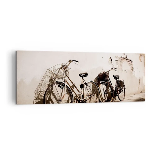 Cuadro sobre lienzo - Impresión de Imagen - El inolvidable encanto del pasado - 140x50 cm