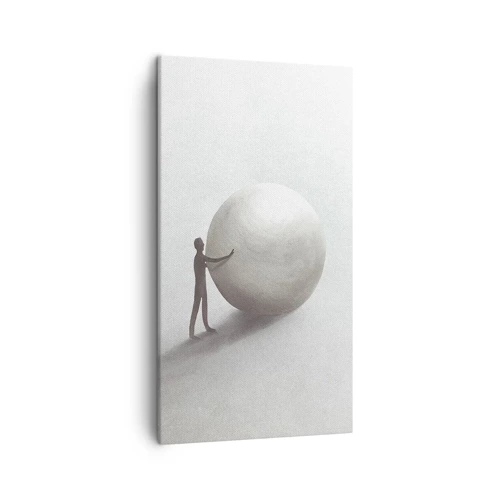 Cuadro sobre lienzo - Impresión de Imagen - El juego de la vida - 45x80 cm
