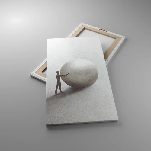 Cuadro sobre lienzo - Impresión de Imagen - El juego de la vida - 45x80 cm
