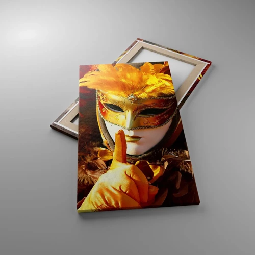 Cuadro sobre lienzo - Impresión de Imagen - El misterio es parte del juego - 45x80 cm