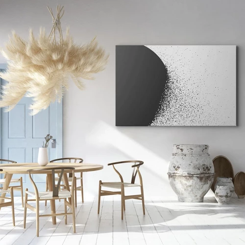 Cuadro sobre lienzo - Impresión de Imagen - El movimiento de las partículas - 100x70 cm