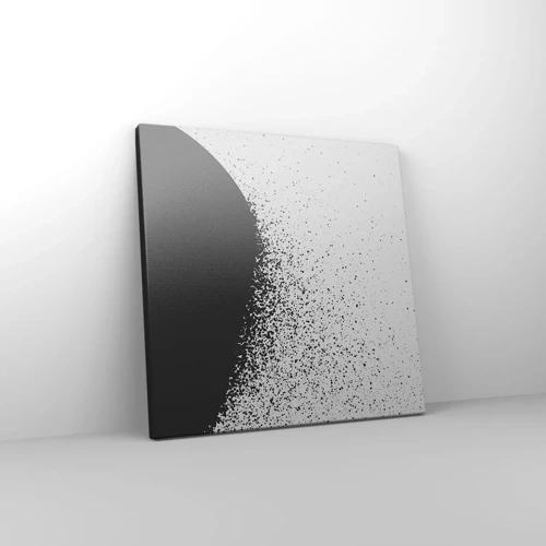 Cuadro sobre lienzo - Impresión de Imagen - El movimiento de las partículas - 30x30 cm