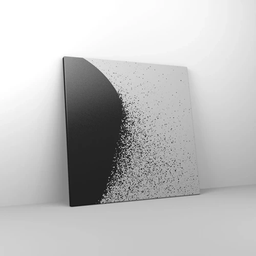 Cuadro sobre lienzo - Impresión de Imagen - El movimiento de las partículas - 50x50 cm