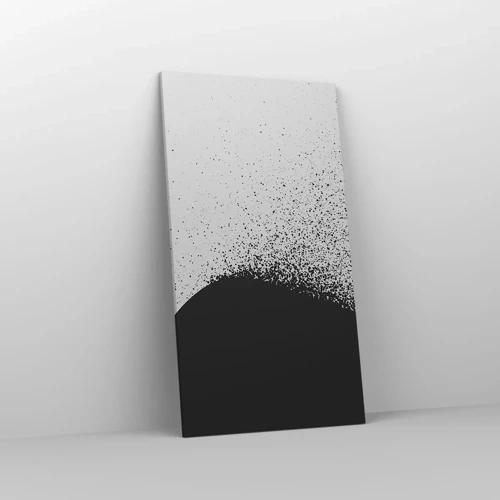 Cuadro sobre lienzo - Impresión de Imagen - El movimiento de las partículas - 55x100 cm