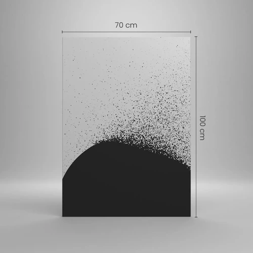 Cuadro sobre lienzo - Impresión de Imagen - El movimiento de las partículas - 70x100 cm