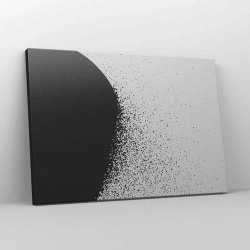Cuadro sobre lienzo - Impresión de Imagen - El movimiento de las partículas - 70x50 cm