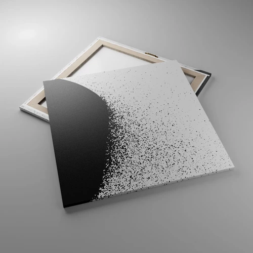 Cuadro sobre lienzo - Impresión de Imagen - El movimiento de las partículas - 70x70 cm
