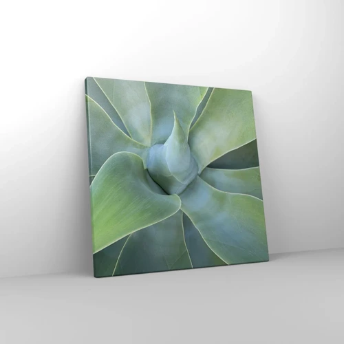 Cuadro sobre lienzo - Impresión de Imagen - El nacimiento del verde - 40x40 cm