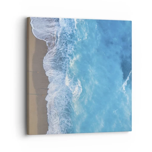 Cuadro sobre lienzo - Impresión de Imagen - El poder del azul - 30x30 cm