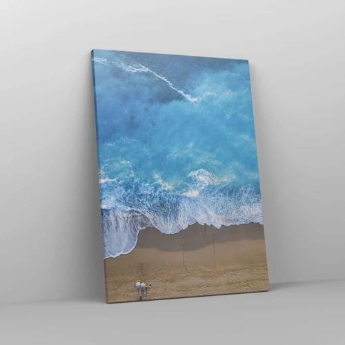 Cuadro sobre lienzo - Impresión de Imagen - El poder del azul - 50x70 cm