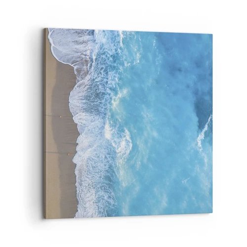 Cuadro sobre lienzo - Impresión de Imagen - El poder del azul - 60x60 cm