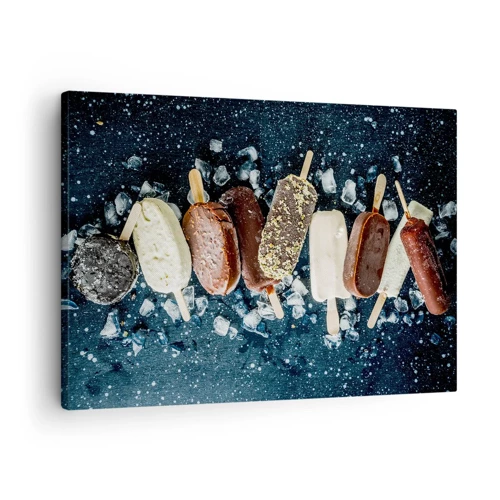 Cuadro sobre lienzo - Impresión de Imagen - El sabor del verano caluroso - 70x50 cm