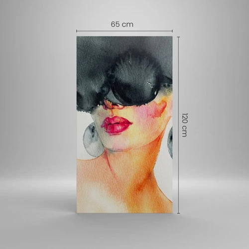 Cuadro sobre lienzo - Impresión de Imagen - El secreto de la elegancia - 65x120 cm