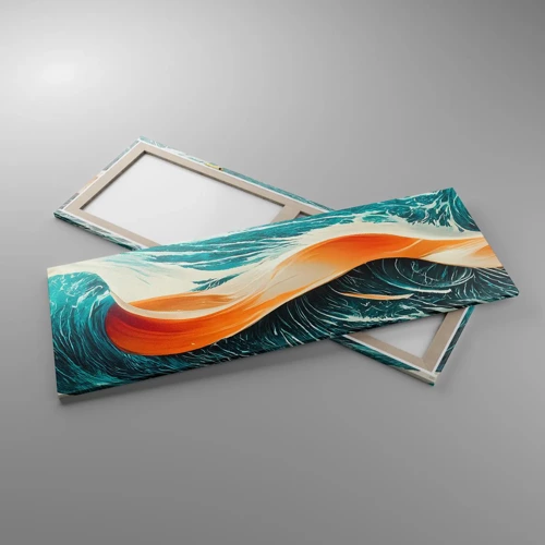Cuadro sobre lienzo - Impresión de Imagen - El sueño de un surfista - 140x50 cm
