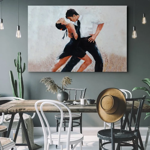 Cuadro sobre lienzo - Impresión de Imagen - El tango de mis sueños - 70x50 cm