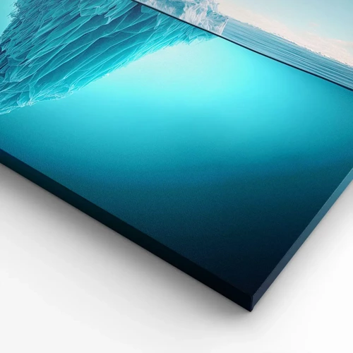 Cuadro sobre lienzo - Impresión de Imagen - El trono de hielo - 160x50 cm