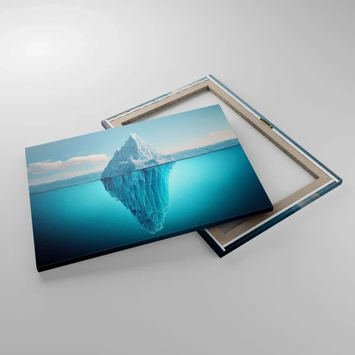 Cuadro sobre lienzo - Impresión de Imagen - El trono de hielo - 70x50 cm