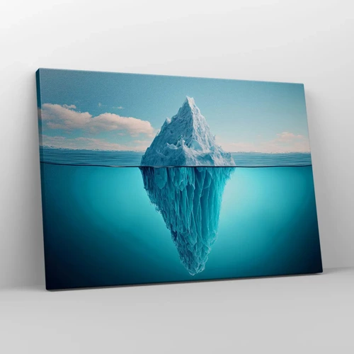 Cuadro sobre lienzo - Impresión de Imagen - El trono de hielo - 70x50 cm