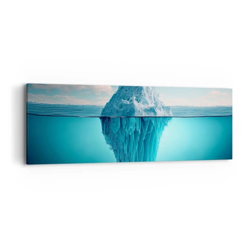 Cuadro sobre lienzo - Impresión de Imagen - El trono de hielo - 90x30 cm