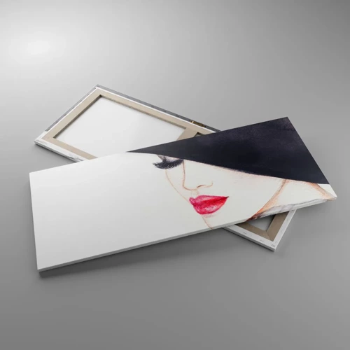 Cuadro sobre lienzo - Impresión de Imagen - Elegancia y sensualidad - 120x50 cm