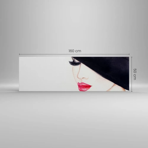 Cuadro sobre lienzo - Impresión de Imagen - Elegancia y sensualidad - 160x50 cm