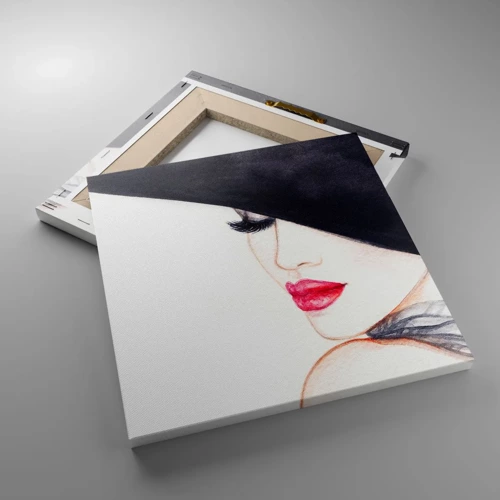 Cuadro sobre lienzo - Impresión de Imagen - Elegancia y sensualidad - 30x30 cm