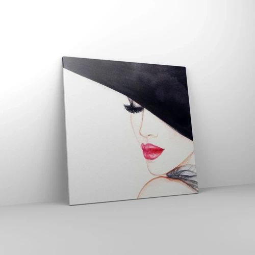 Cuadro sobre lienzo - Impresión de Imagen - Elegancia y sensualidad - 70x70 cm
