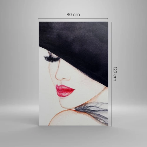 Cuadro sobre lienzo - Impresión de Imagen - Elegancia y sensualidad - 80x120 cm