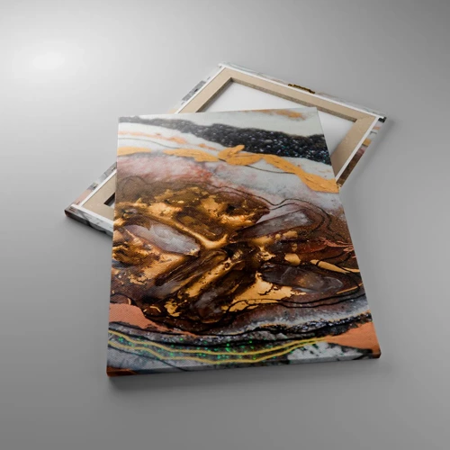 Cuadro sobre lienzo - Impresión de Imagen - Elemento de la tierra - 50x70 cm