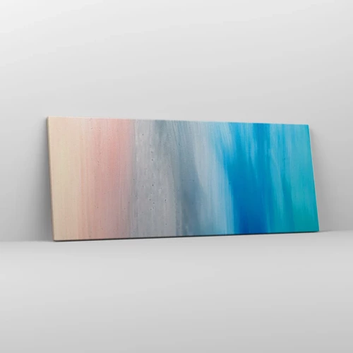 Cuadro sobre lienzo - Impresión de Imagen - Elementos: aire - 100x40 cm