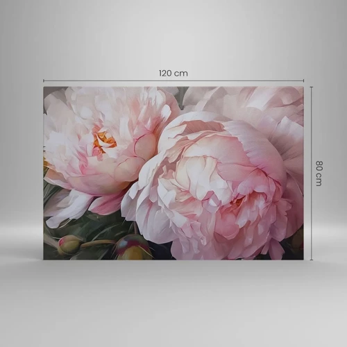 Cuadro sobre lienzo - Impresión de Imagen - En flor - 120x80 cm