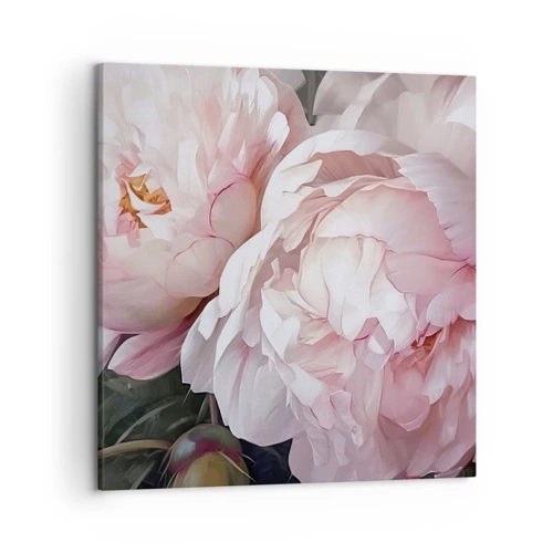 Cuadro sobre lienzo - Impresión de Imagen - En flor - 50x50 cm