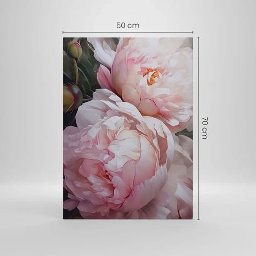 Cuadro sobre lienzo - Impresión de Imagen - En flor - 50x70 cm